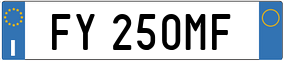 Truck License Plate